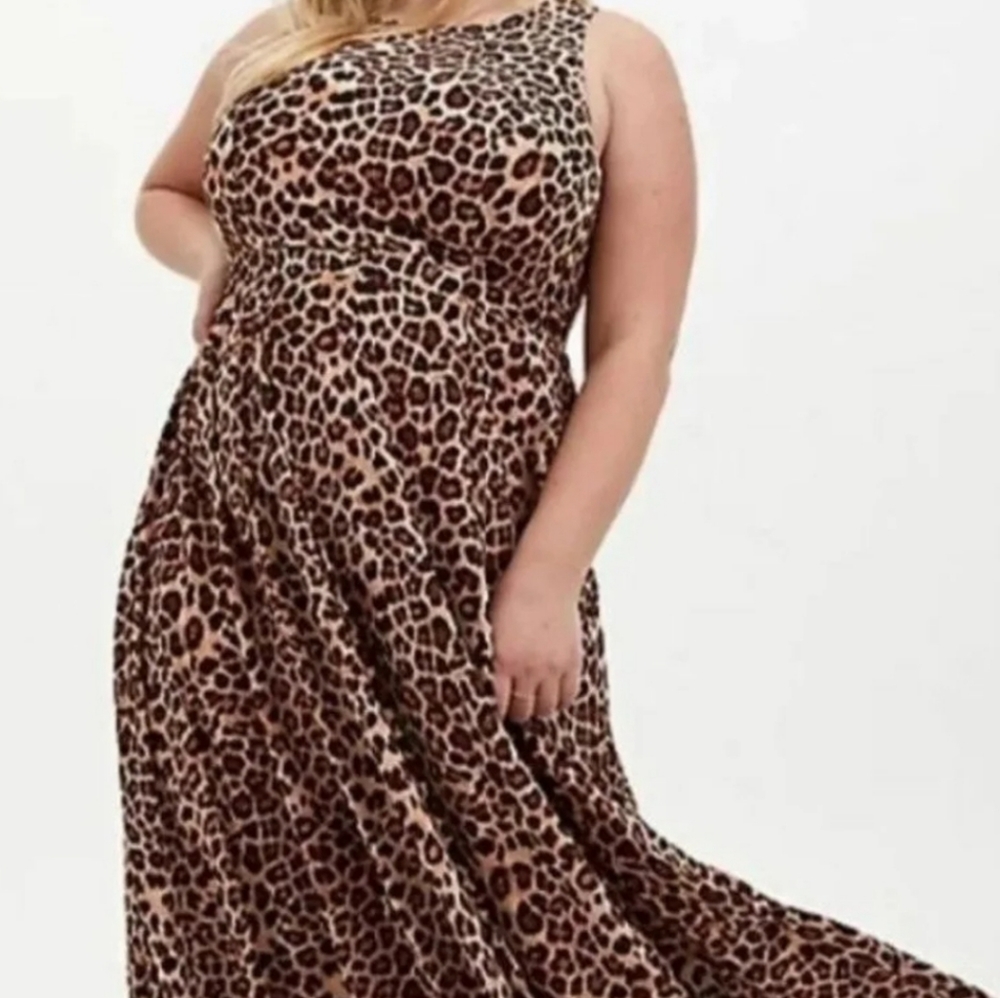 NWT Torrid Cheetah Print Maxi Dress